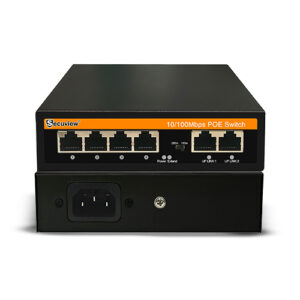 4 port PoE switch 2 uplink 100Mbps