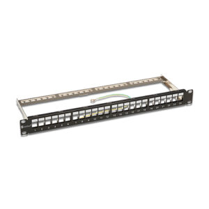 1U 24-Port Blank Patch Panel