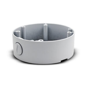 Compact metal CCTV junction box