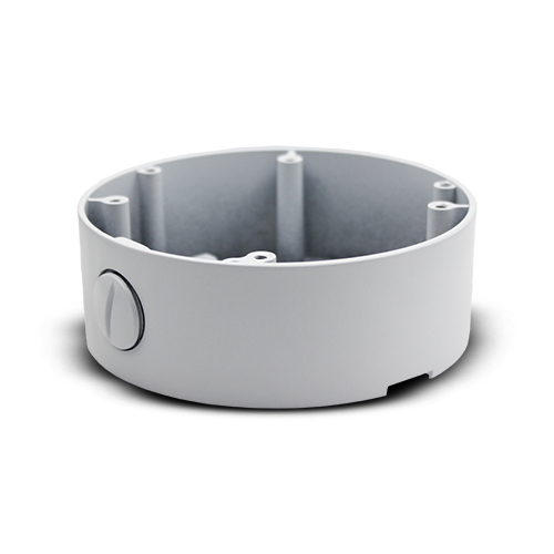 Compact metal CCTV junction box