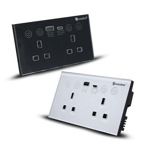 Smart Plug Socket with USB & Type-C