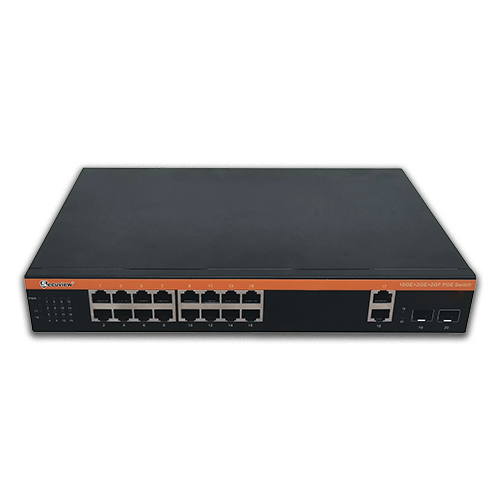 16-Port Gigabit PoE Switch 300W