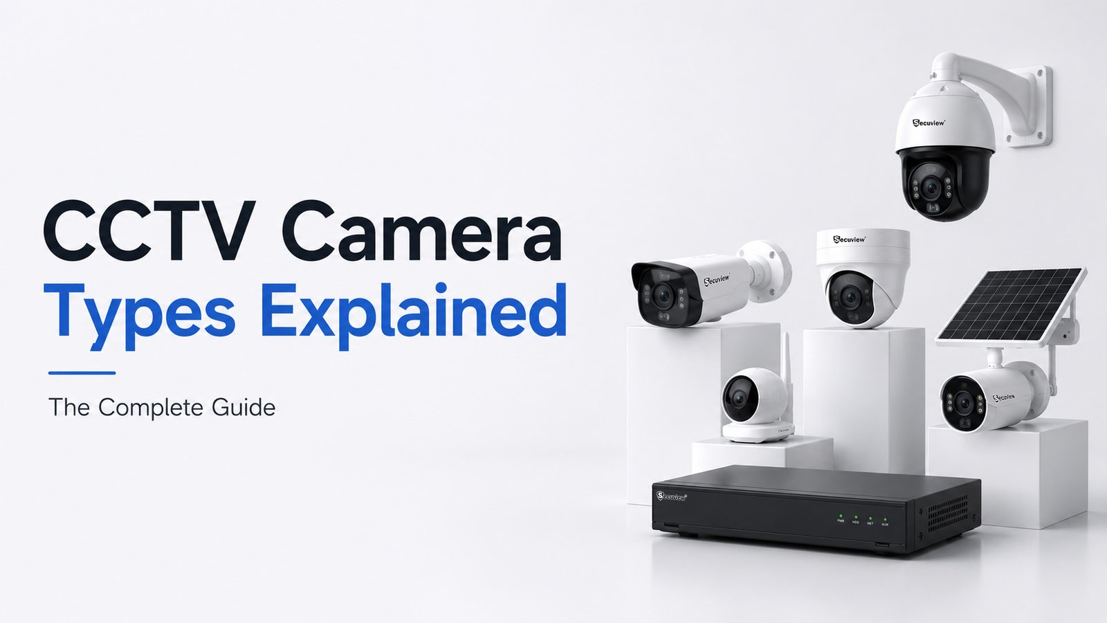Complete guide to CCTV camera types in Qatar — AHD, IP, WiFi, 4G and PTZ compared