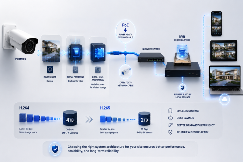 CCTV vs surveillance camera system comparison in Qatar