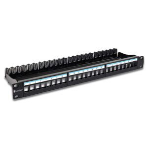 1U 24-Port Blank Patch Panel