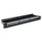 1U 24-Port Blank Patch Panel