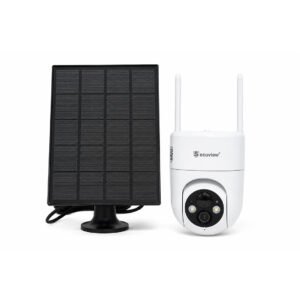 Secuview Outdoor Solar-Powered PTZ Wi-Fi Battery Camera