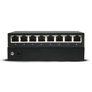 Secuview 8-Port Metal Design Ethernet Switch with High-Speed Networking.