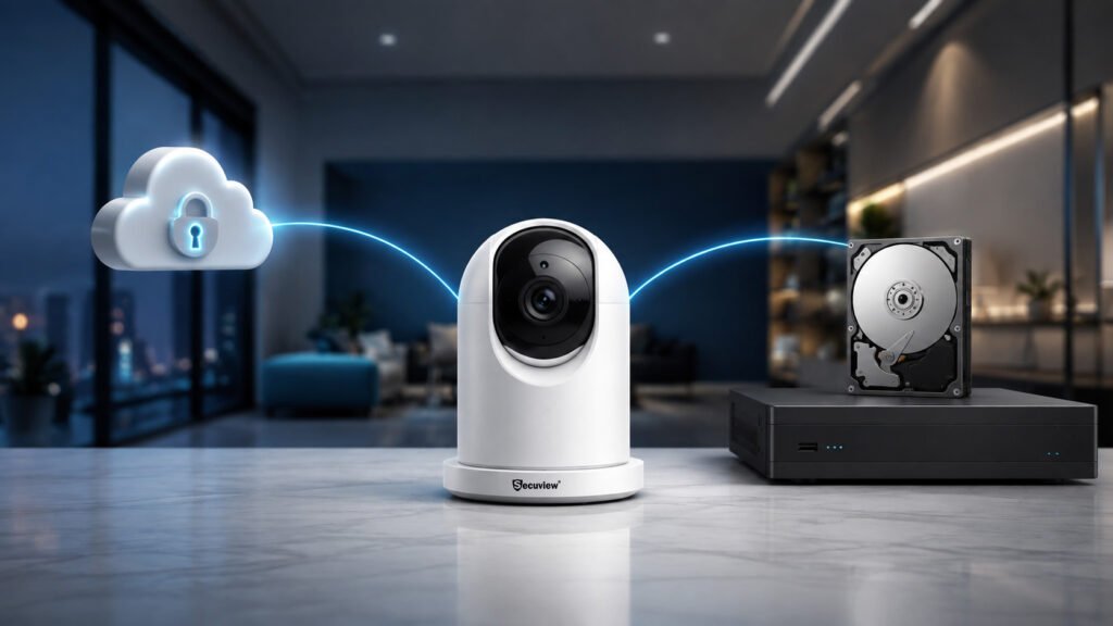 cloud vs local storage indoor CCTV cameras