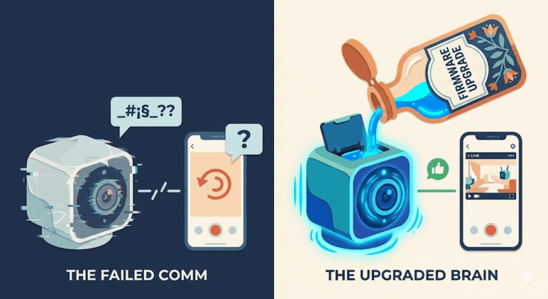update firmware of wifi camera