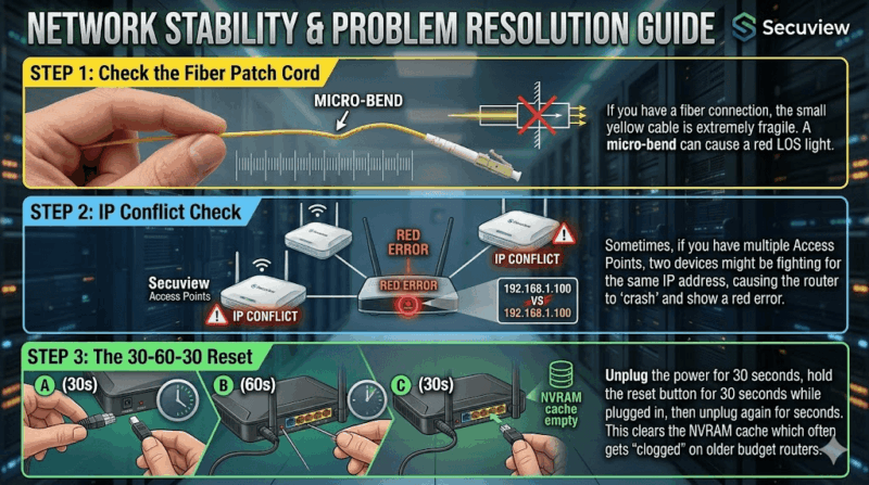WiFi Router Blinking Red Solution 2026