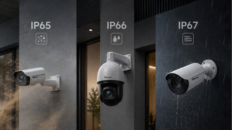 IP65 vs IP66 vs IP67 security cameras for outdoor use