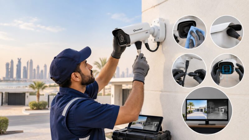 Step-by-step outdoor CCTV camera maintenance and inspection