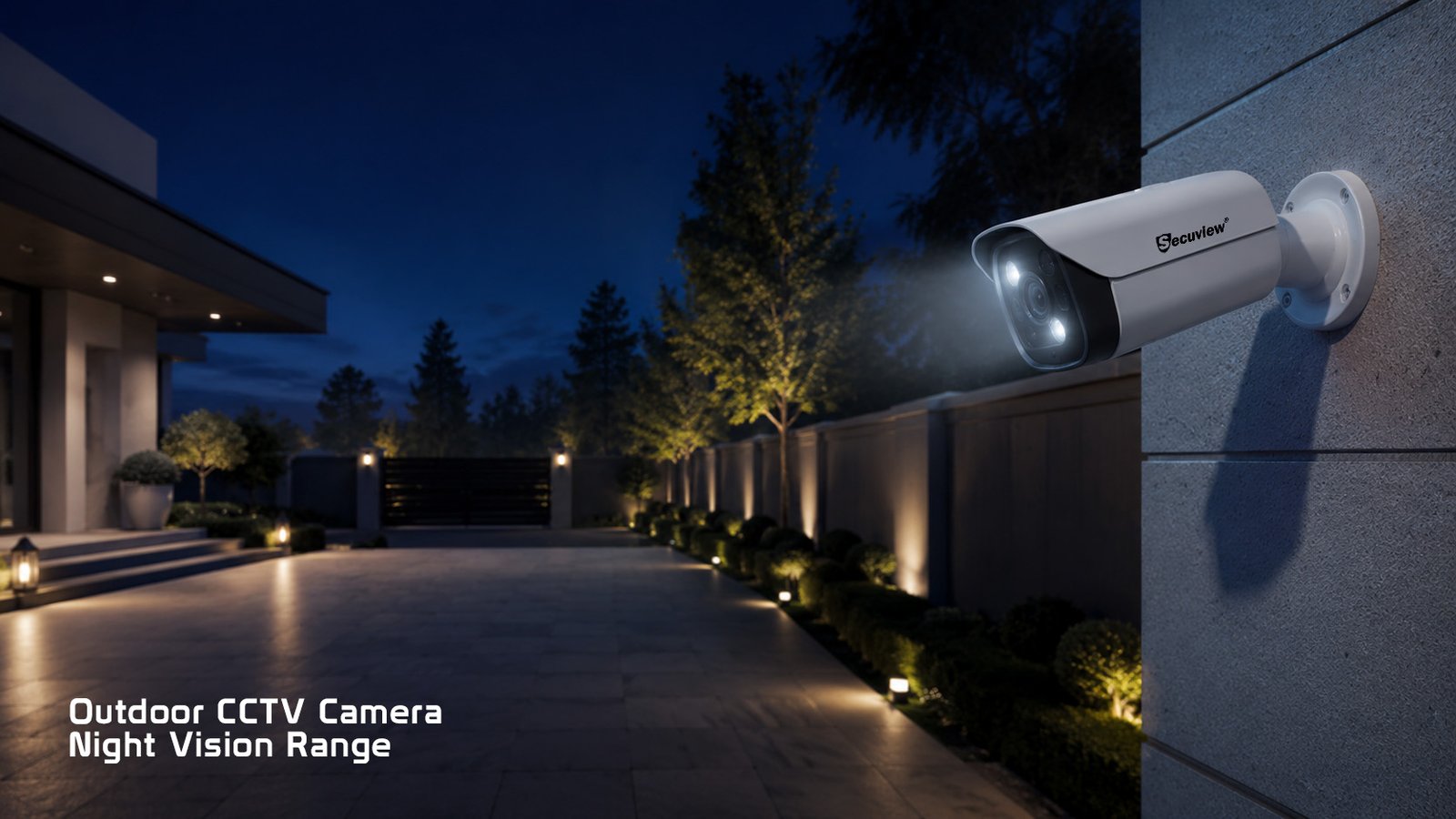 outdoor CCTV camera night vision
