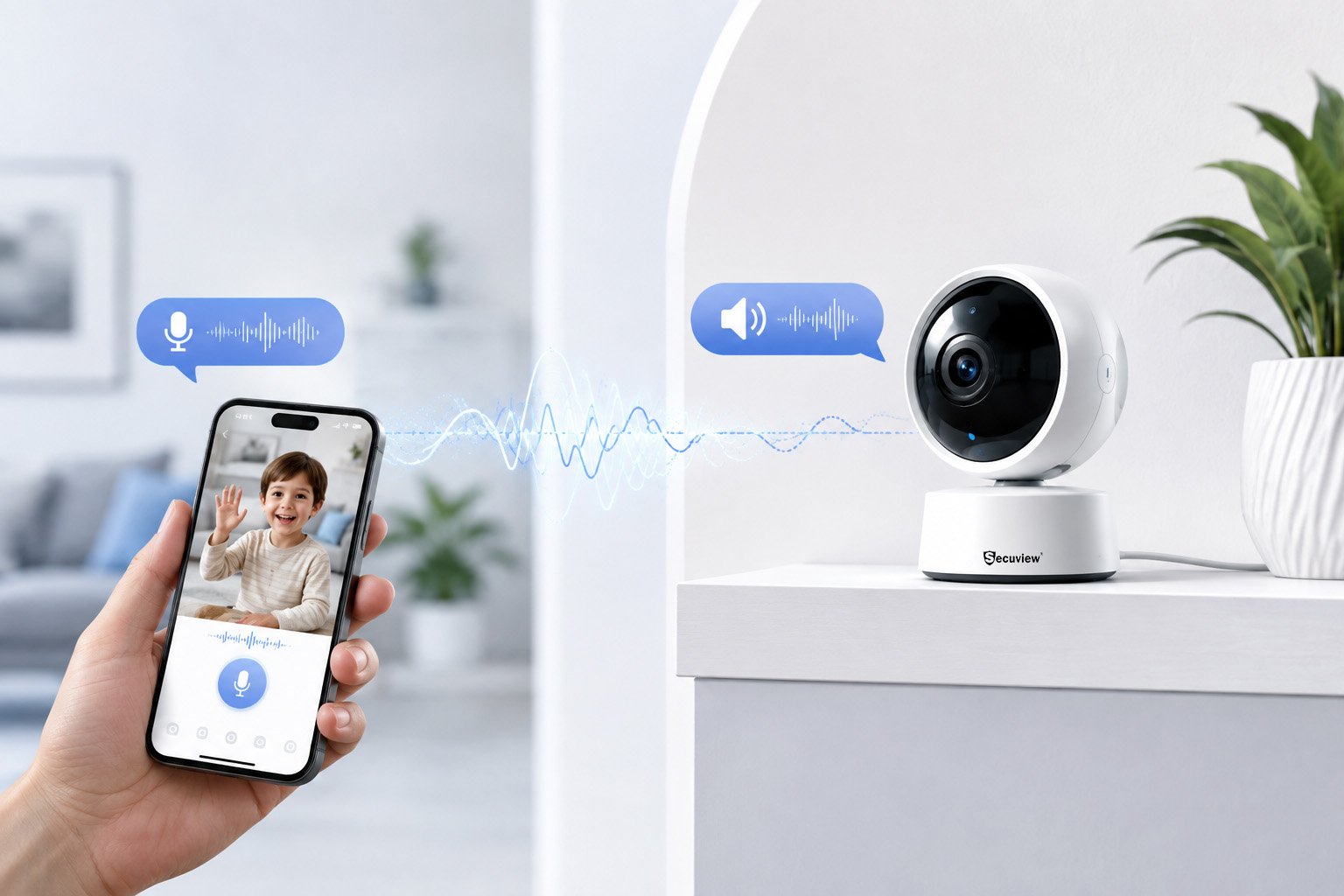 Two-Way Audio Indoor CCTV